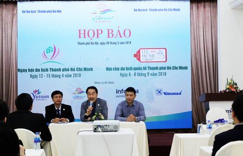Phó Giám đốc Sở Du lịch TP. Hồ Chí Minh Lã Quốc Khánh phát biểu tại họp báo